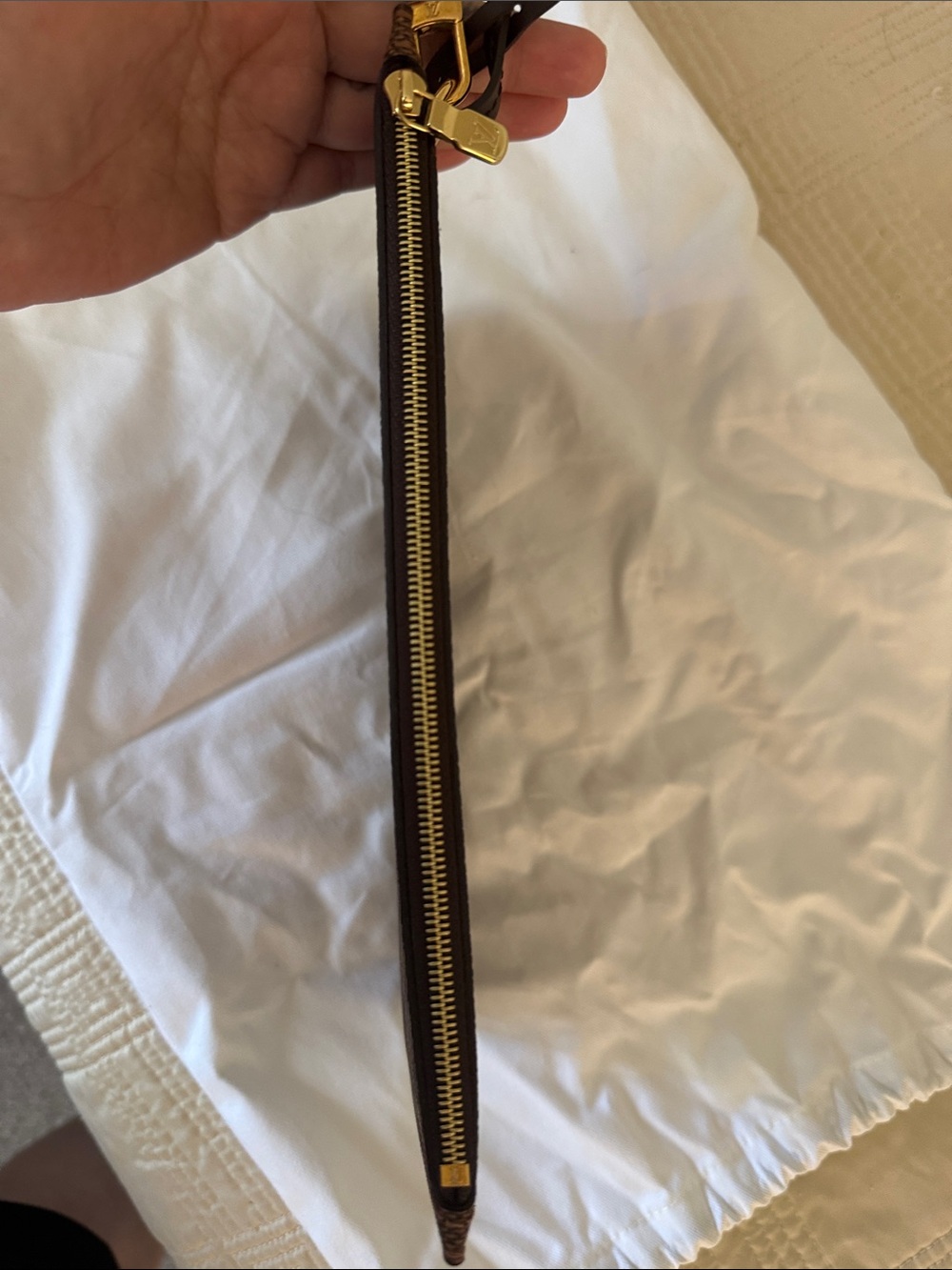 Louis Vuitton Damier Ebene MM/GM Pochette - Picture 4 of 8